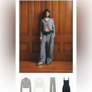 Oscar de la Renta, Vintage Crop jacket and skirt